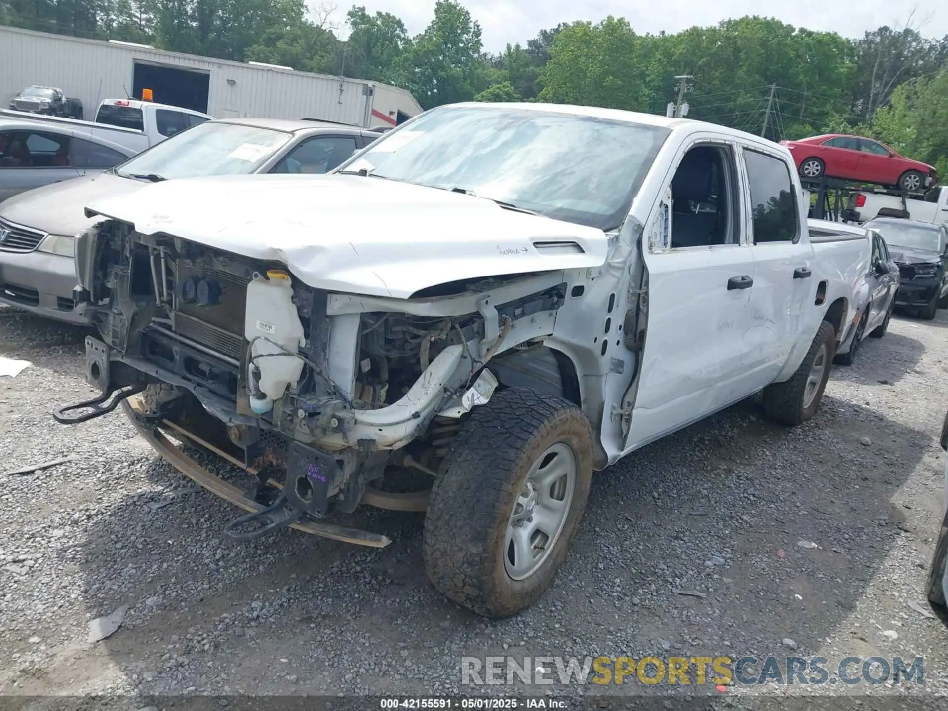 2 Photograph of a damaged car 1C6RRFGG4PN641188 RAM 1500 2023