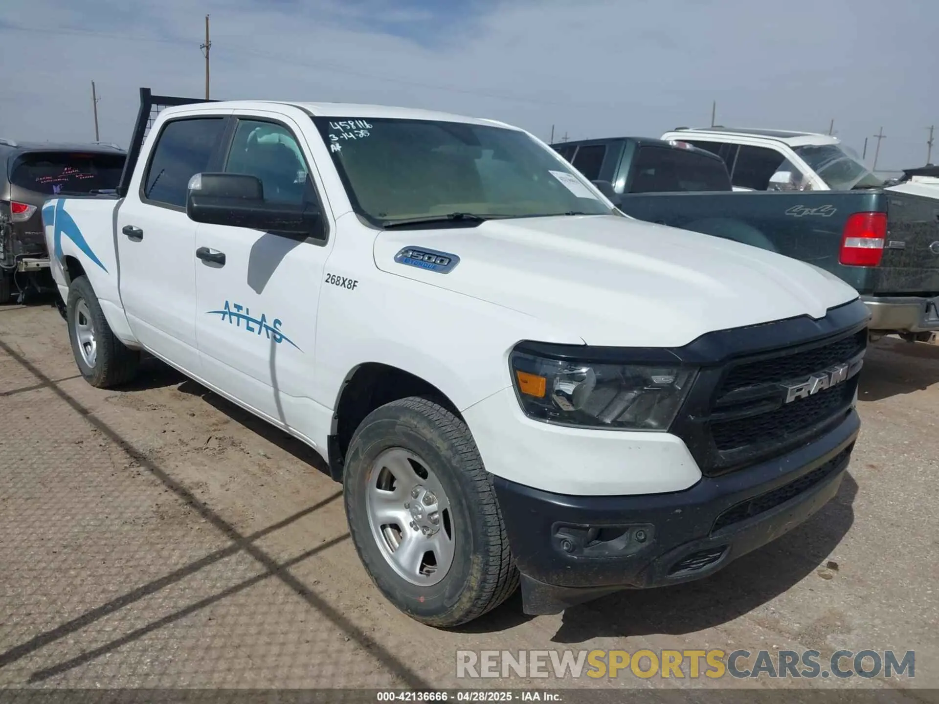 1 Photograph of a damaged car 1C6RRFGGXPN600516 RAM 1500 2023