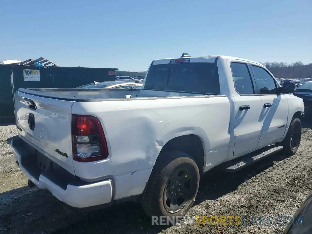 3 Photograph of a damaged car 1C6SRFBT1PN590786 RAM 1500 2023