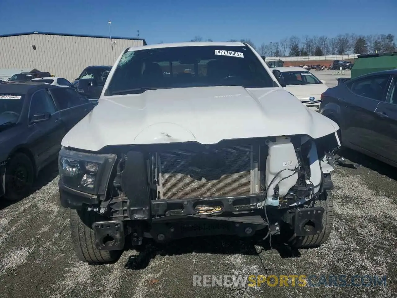 5 Photograph of a damaged car 1C6SRFBT1PN590786 RAM 1500 2023