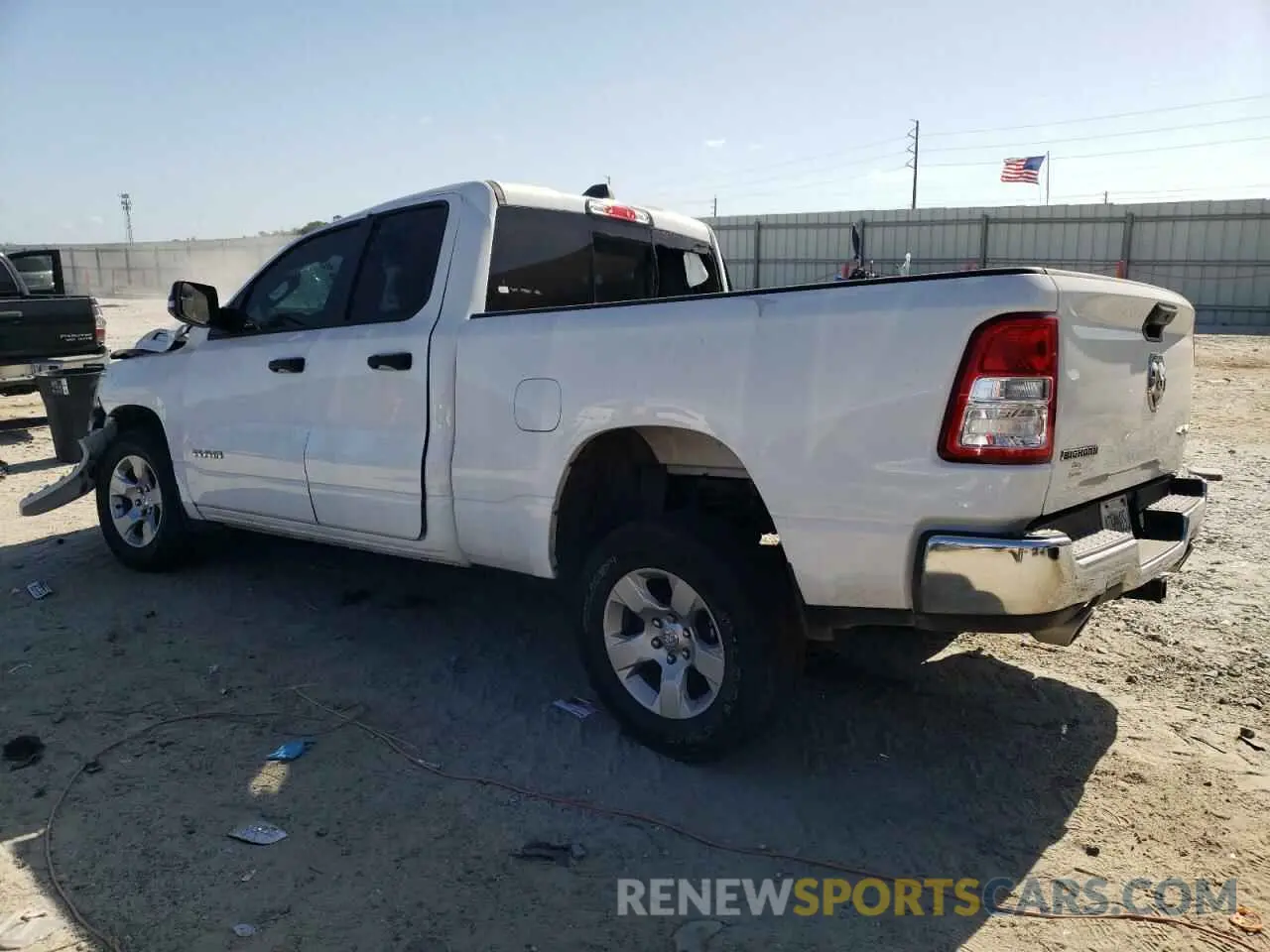 2 Photograph of a damaged car 1C6SRFBT3PN556882 RAM 1500 2023