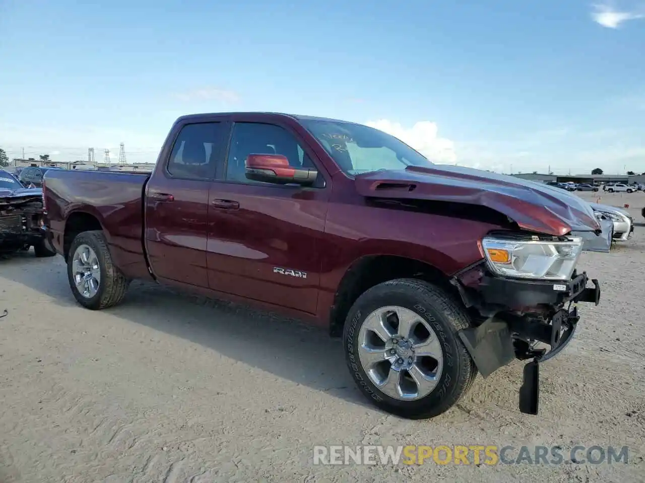 4 Photograph of a damaged car 1C6SRFBT6PN635883 RAM 1500 2023