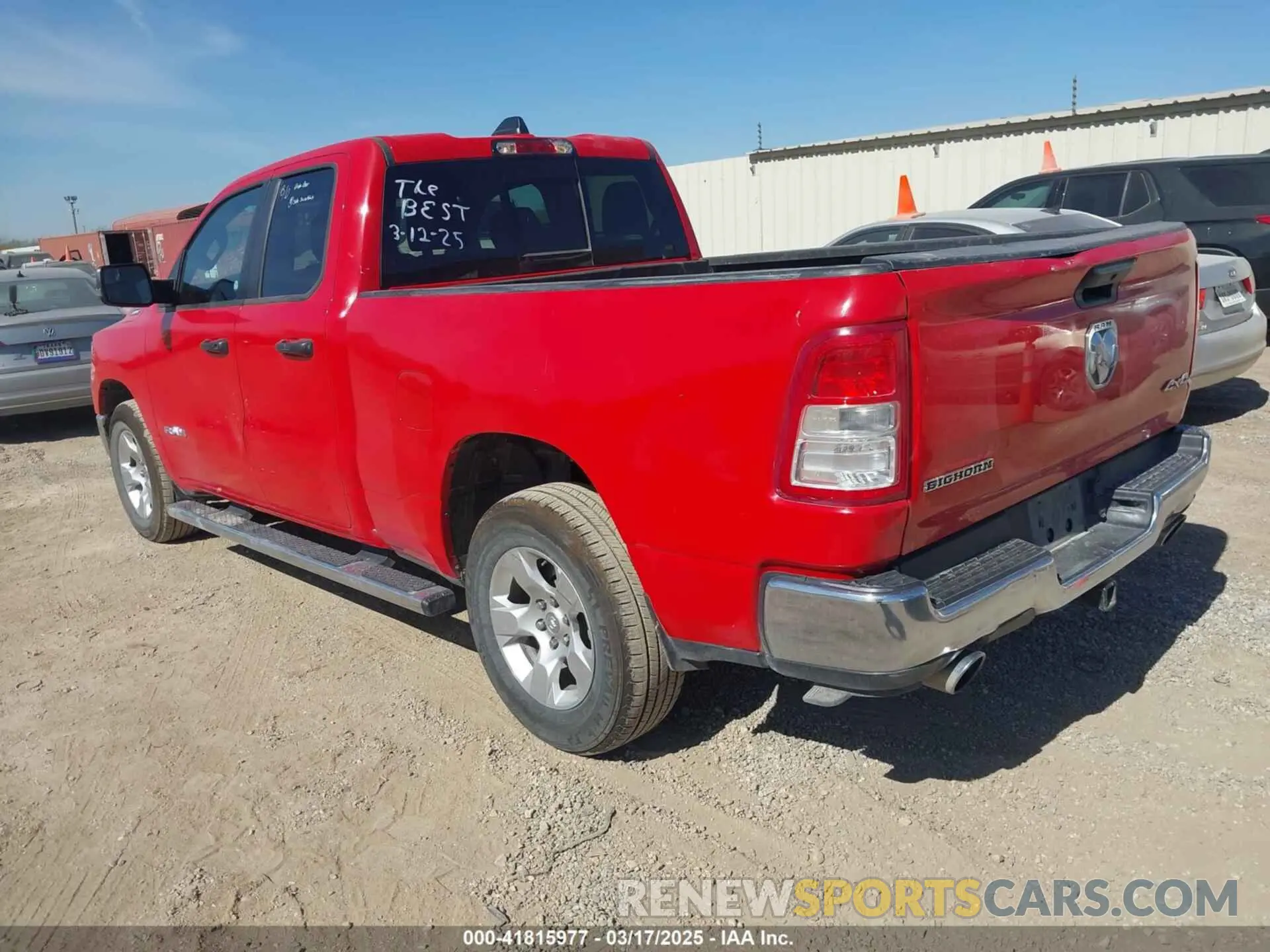 3 Photograph of a damaged car 1C6SRFBTXPN546270 RAM 1500 2023