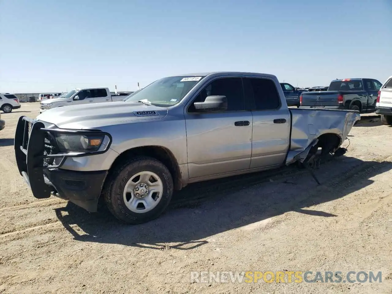 1 Photograph of a damaged car 1C6SRFCT8PN586345 RAM 1500 2023