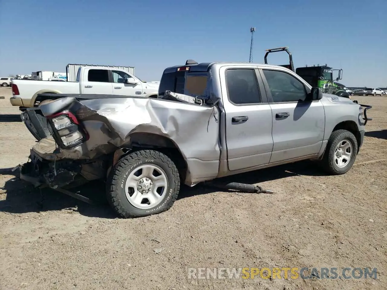 3 Photograph of a damaged car 1C6SRFCT8PN586345 RAM 1500 2023