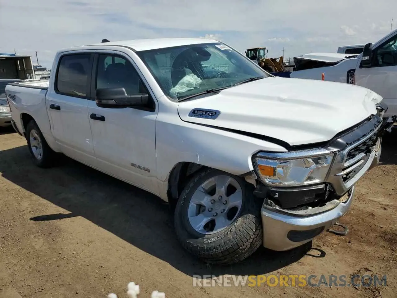 4 Photograph of a damaged car 1C6SRFFT0PN616465 RAM 1500 2023