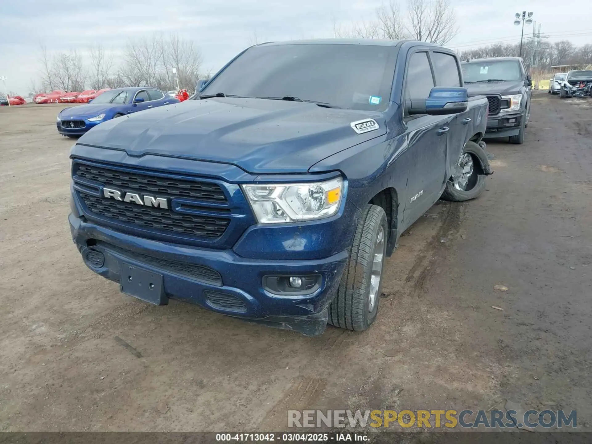 2 Photograph of a damaged car 1C6SRFFT1PN580981 RAM 1500 2023