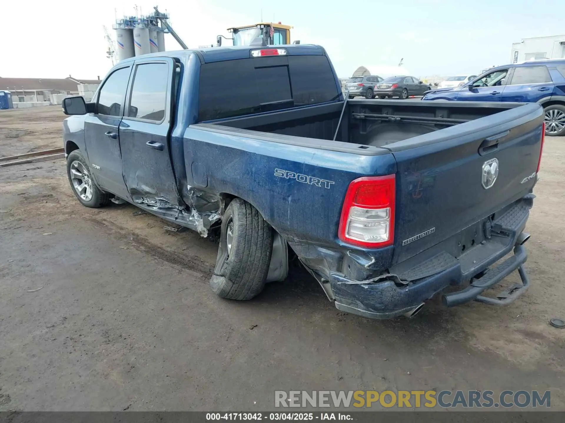 3 Photograph of a damaged car 1C6SRFFT1PN580981 RAM 1500 2023