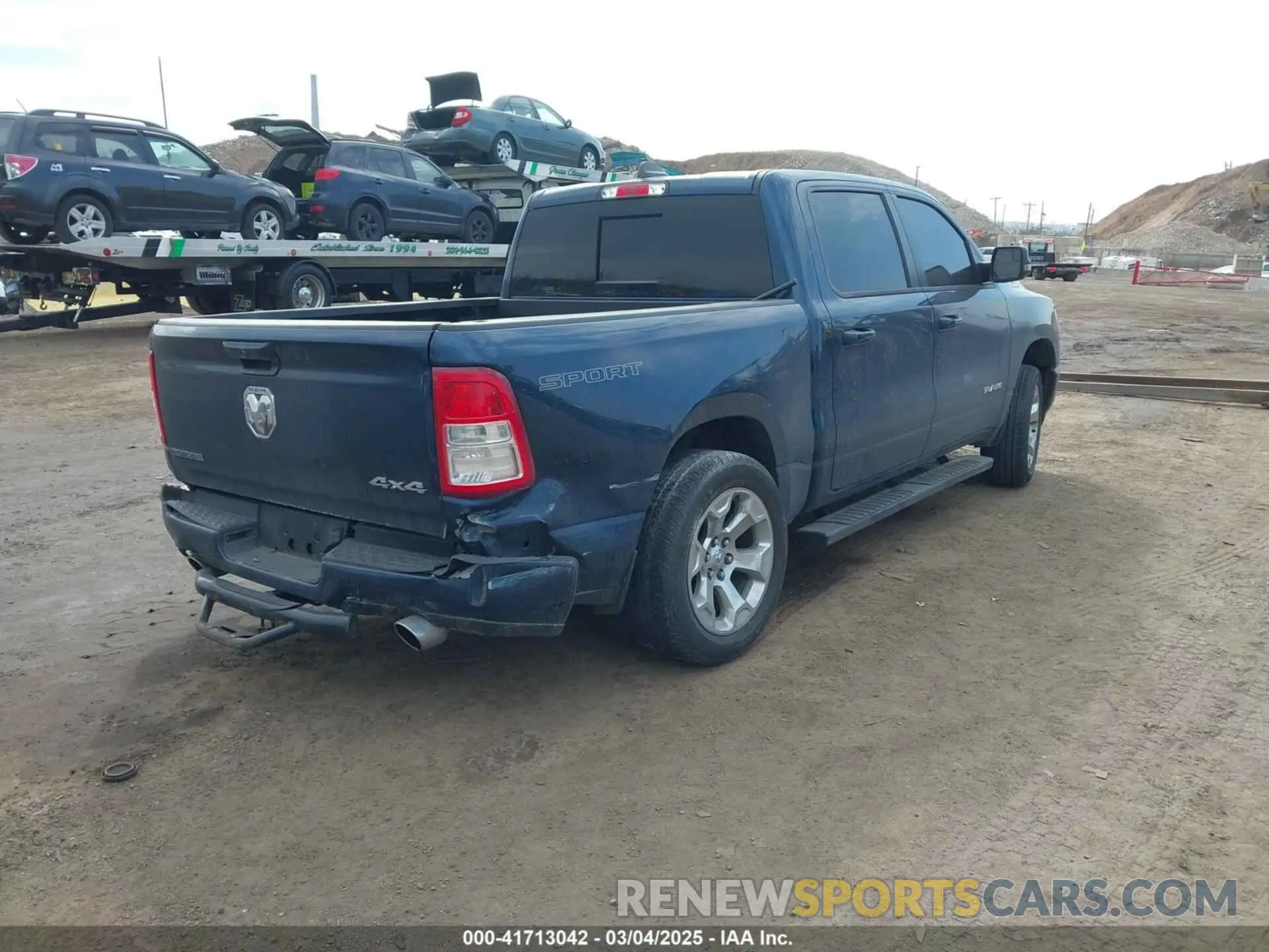 4 Photograph of a damaged car 1C6SRFFT1PN580981 RAM 1500 2023