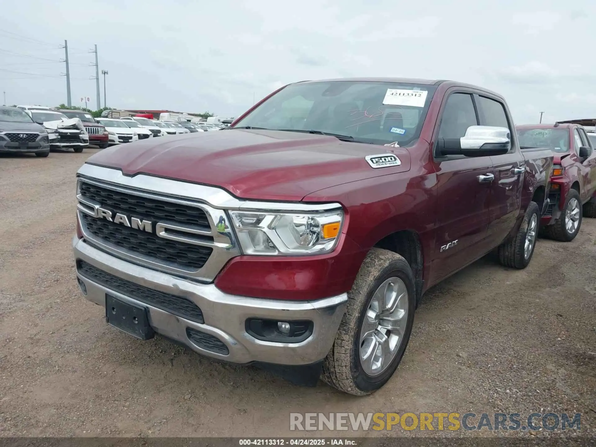 6 Photograph of a damaged car 1C6SRFFT2PN702988 RAM 1500 2023