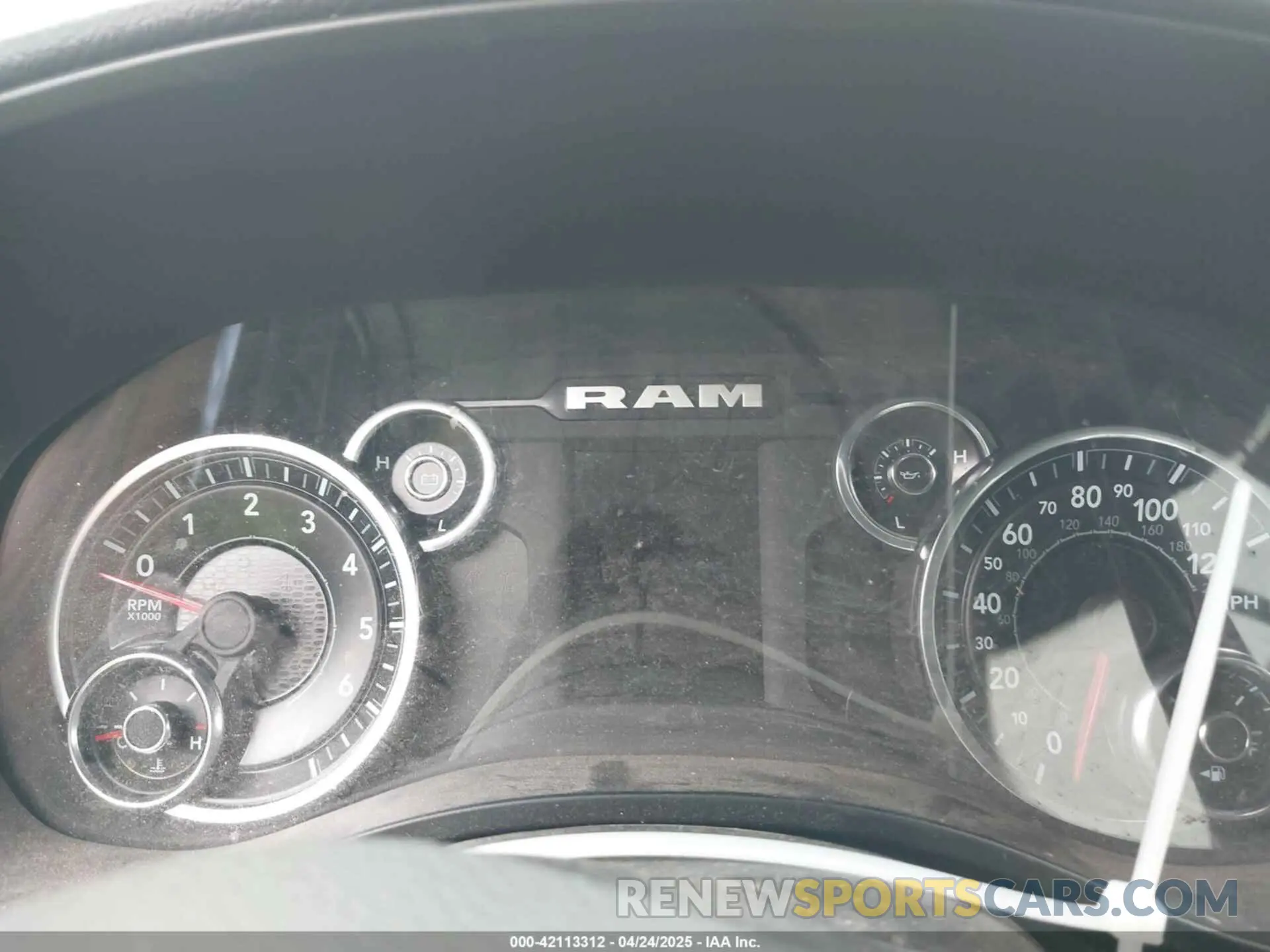 7 Photograph of a damaged car 1C6SRFFT2PN702988 RAM 1500 2023