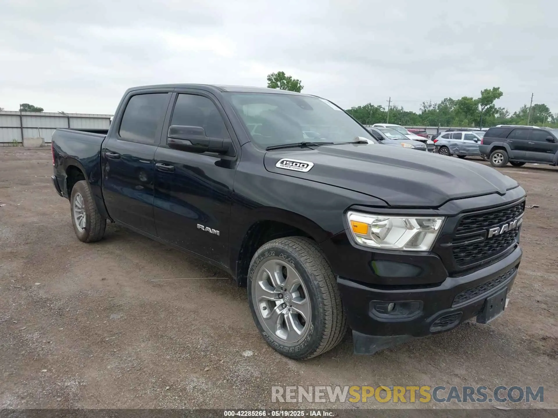 1 Photograph of a damaged car 1C6SRFFT3PN645572 RAM 1500 2023