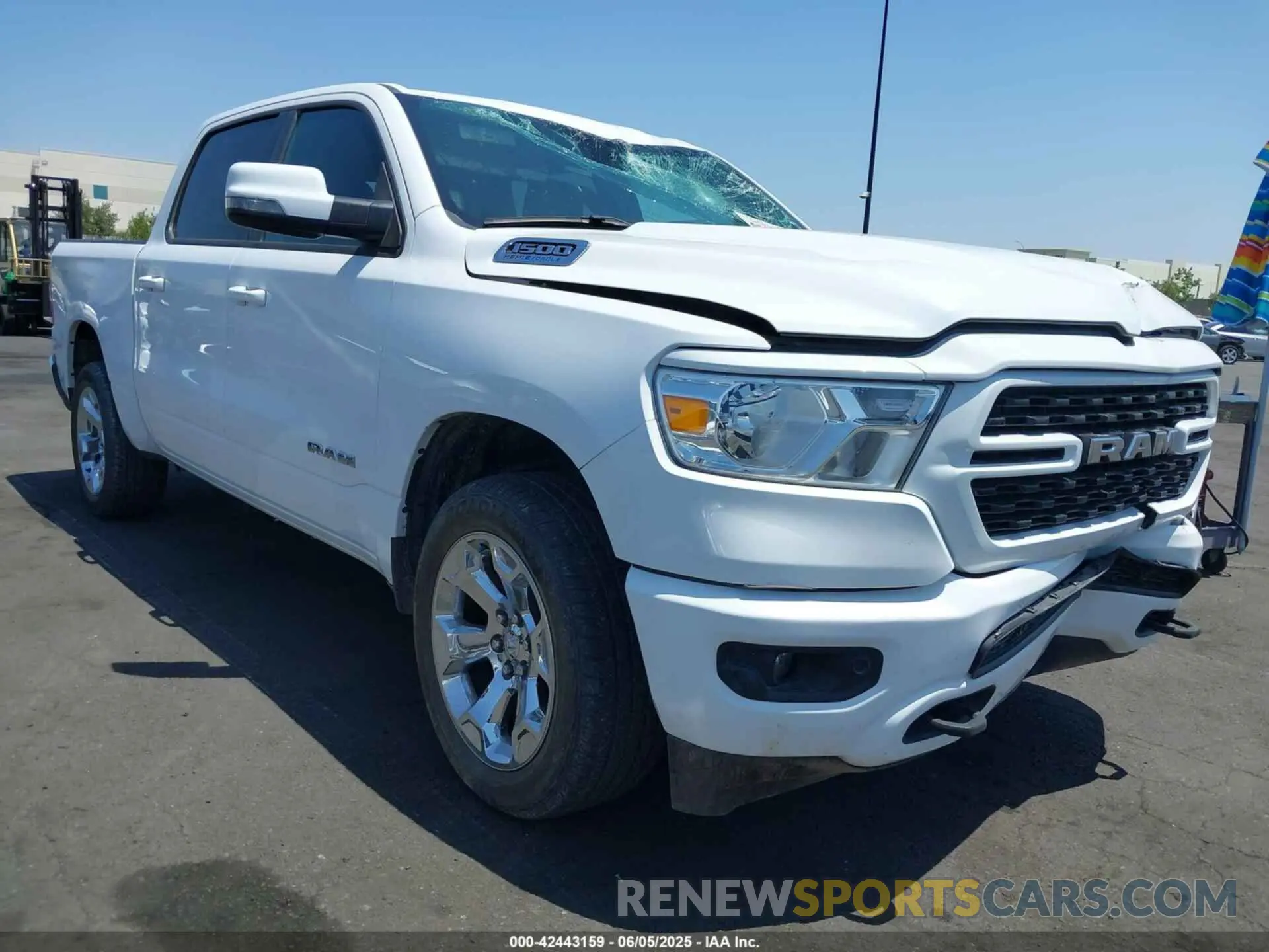 1 Photograph of a damaged car 1C6SRFFT5PN655973 RAM 1500 2023