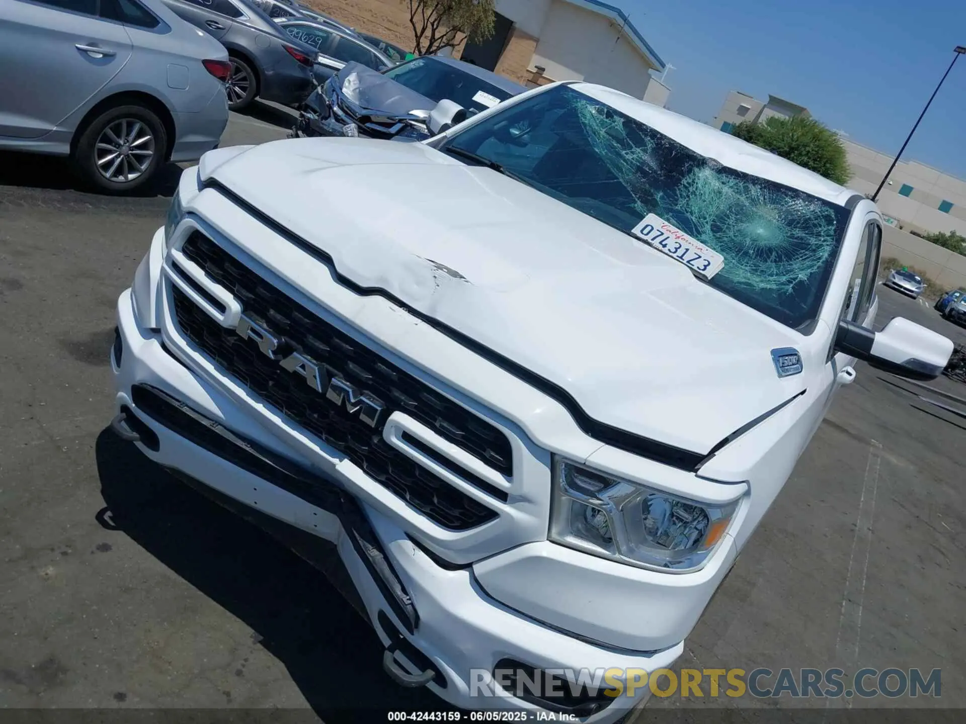 6 Photograph of a damaged car 1C6SRFFT5PN655973 RAM 1500 2023