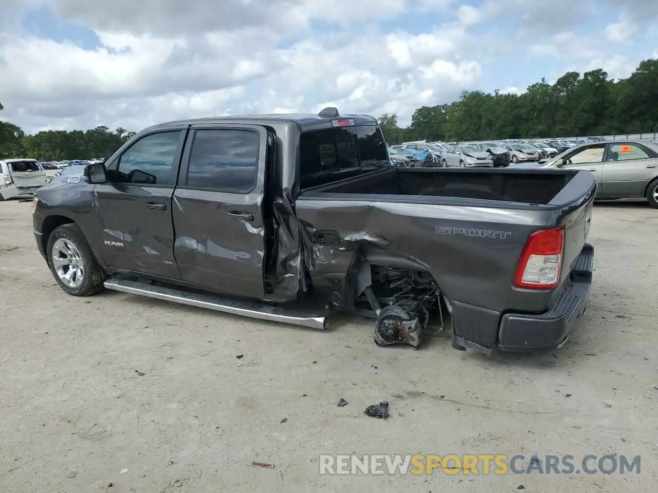 2 Photograph of a damaged car 1C6SRFFT5PN700801 RAM 1500 2023