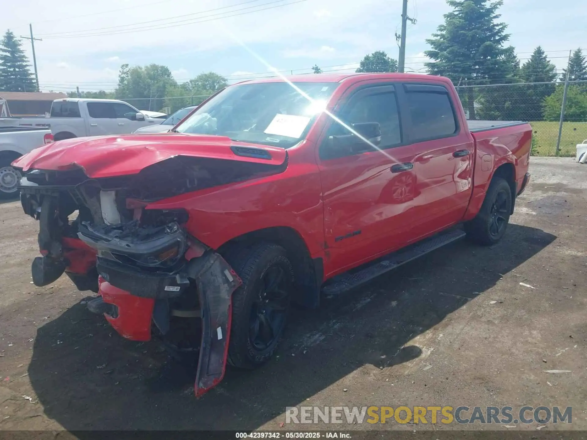 2 Photograph of a damaged car 1C6SRFFT9PN509690 RAM 1500 2023