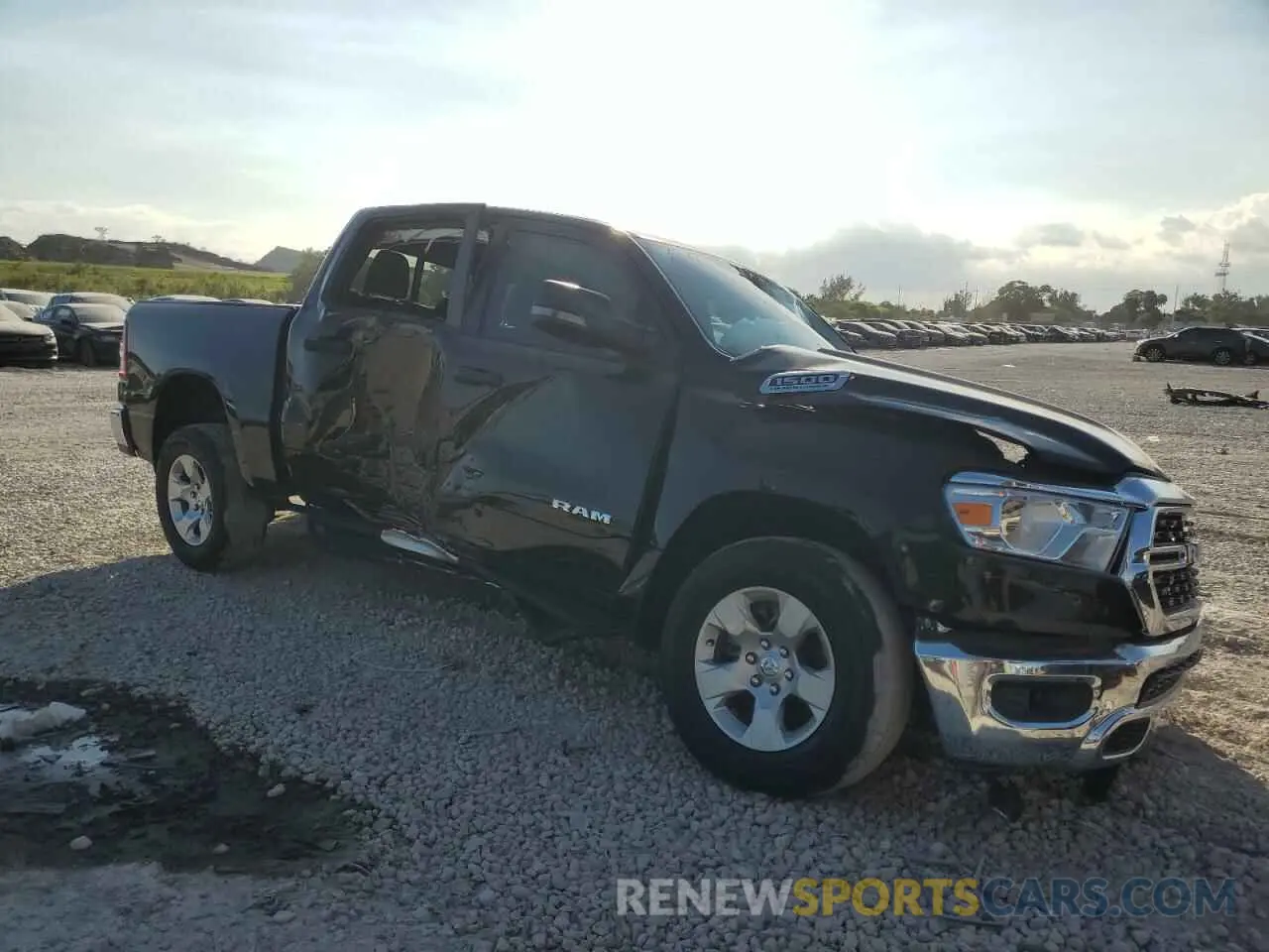 4 Photograph of a damaged car 1C6SRFFT9PN661792 RAM 1500 2023