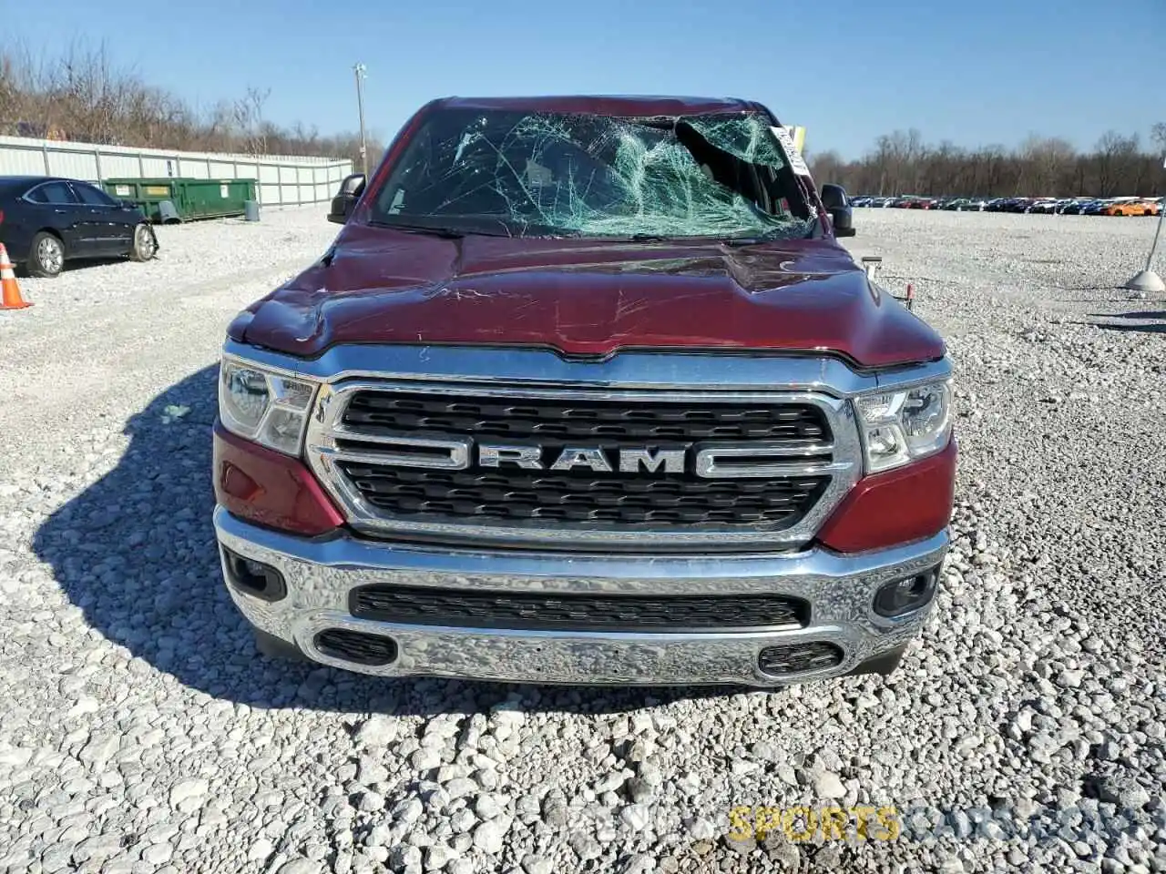 5 Photograph of a damaged car 1C6SRFFT9PN687860 RAM 1500 2023