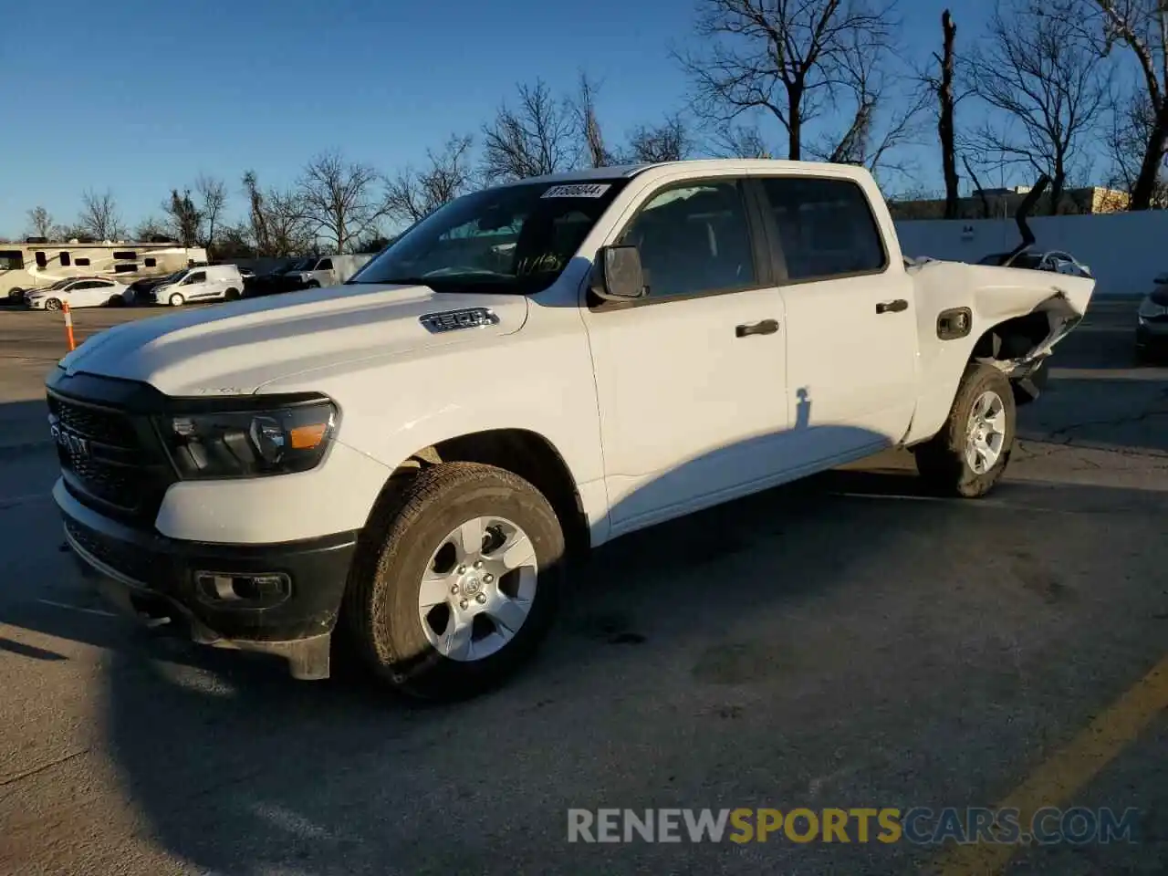 1 Photograph of a damaged car 1C6SRFGT2PN567025 RAM 1500 2023