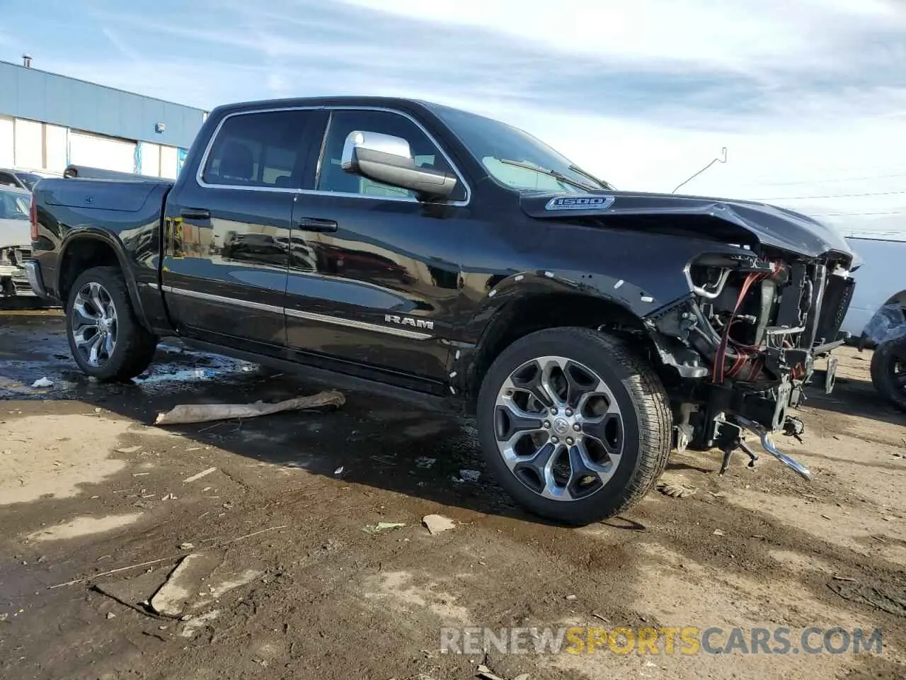 4 Photograph of a damaged car 1C6SRFHT1PN530126 RAM 1500 2023