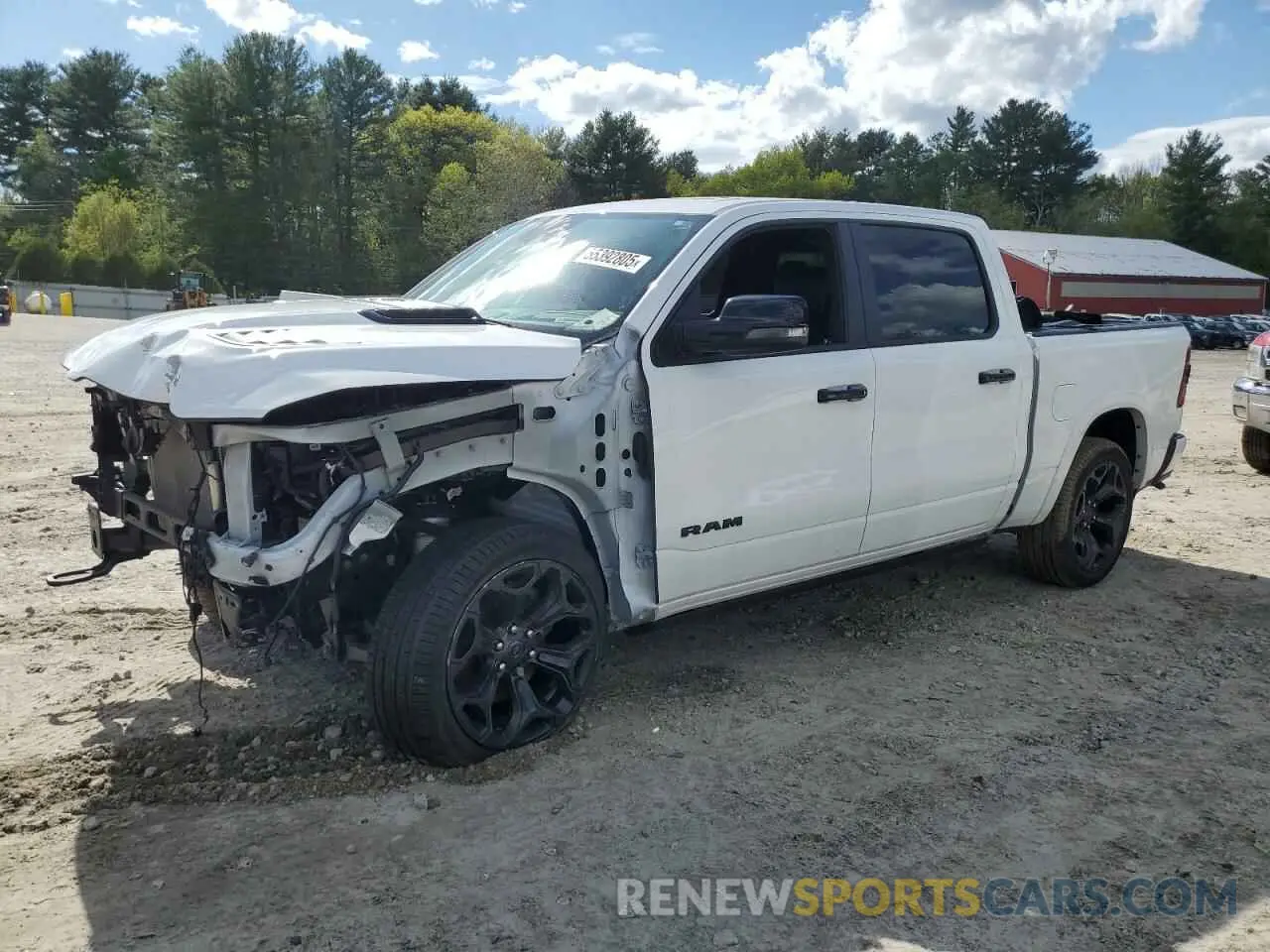 1 Photograph of a damaged car 1C6SRFHT5PN532512 RAM 1500 2023