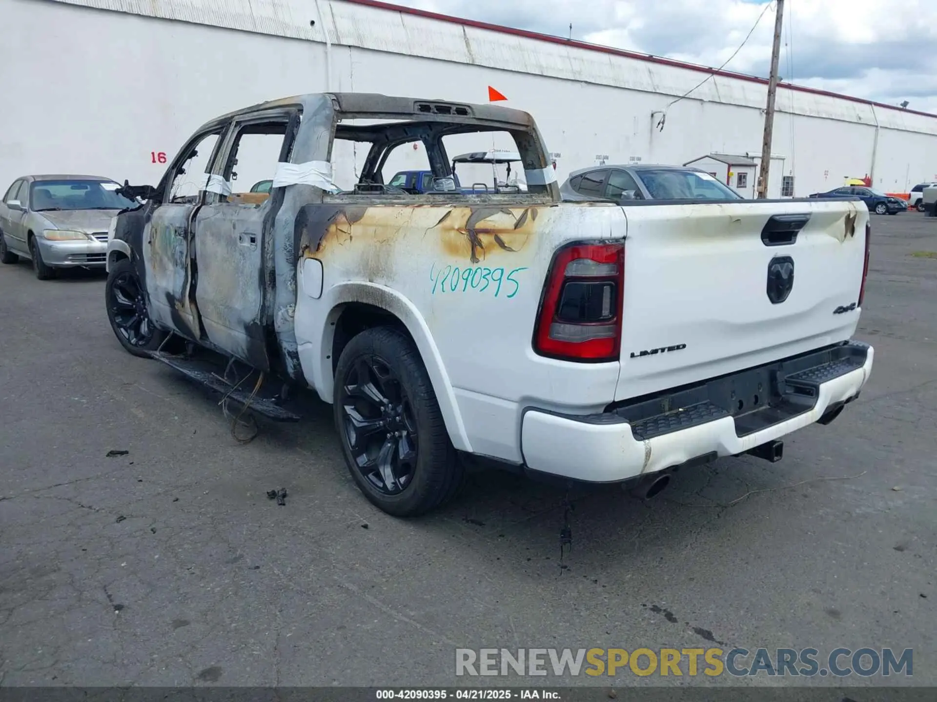 3 Photograph of a damaged car 1C6SRFHT9PN602190 RAM 1500 2023