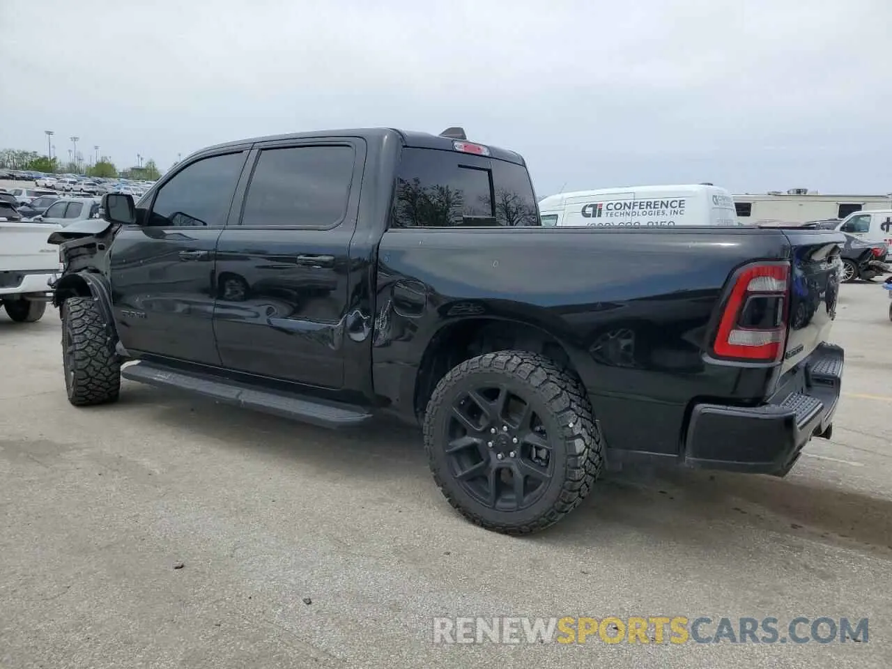 2 Photograph of a damaged car 1C6SRFJM0PN550564 RAM 1500 2023