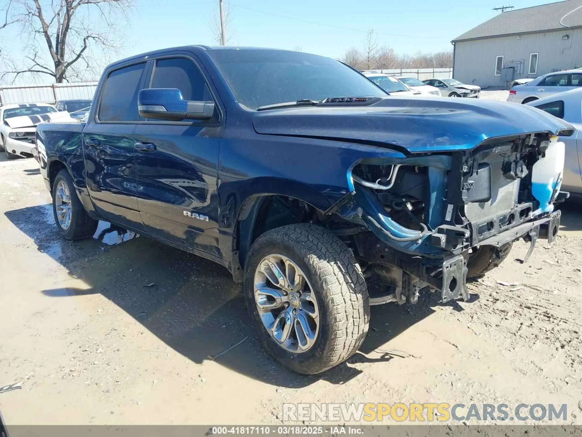 1 Photograph of a damaged car 1C6SRFJMXPN549423 RAM 1500 2023