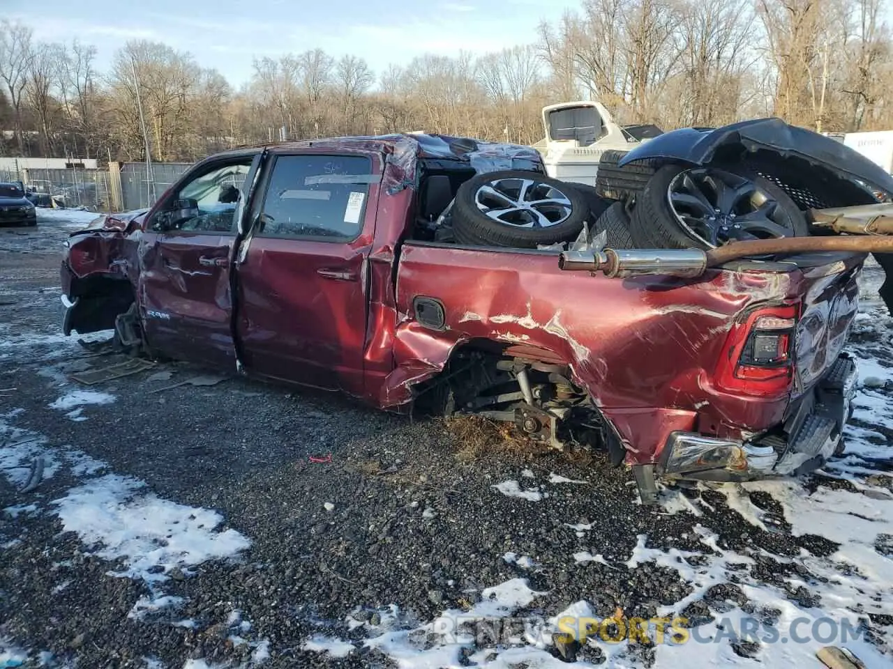 2 Photograph of a damaged car 1C6SRFJT0PN542519 RAM 1500 2023