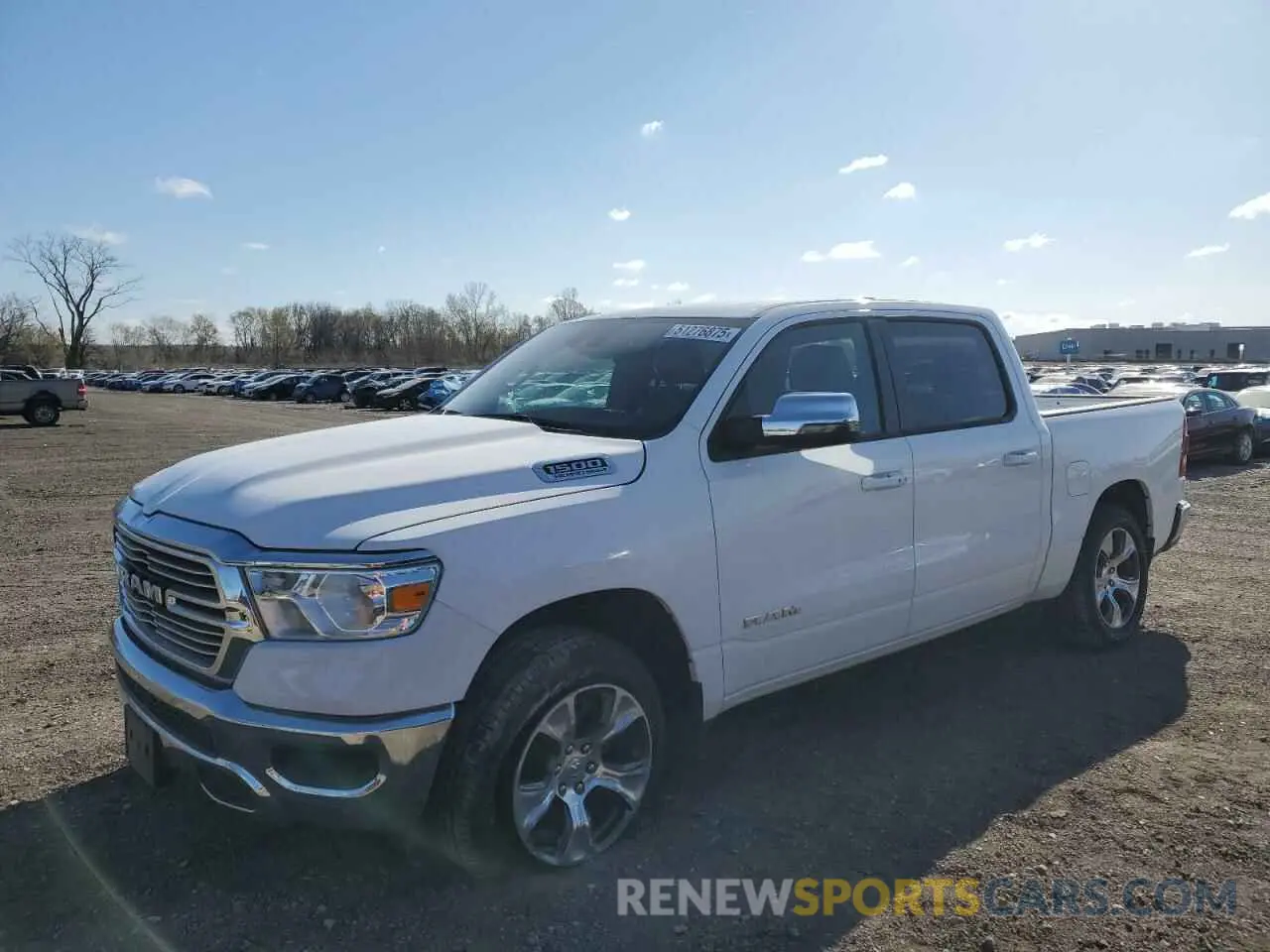 1 Photograph of a damaged car 1C6SRFJT5PN616095 RAM 1500 2023