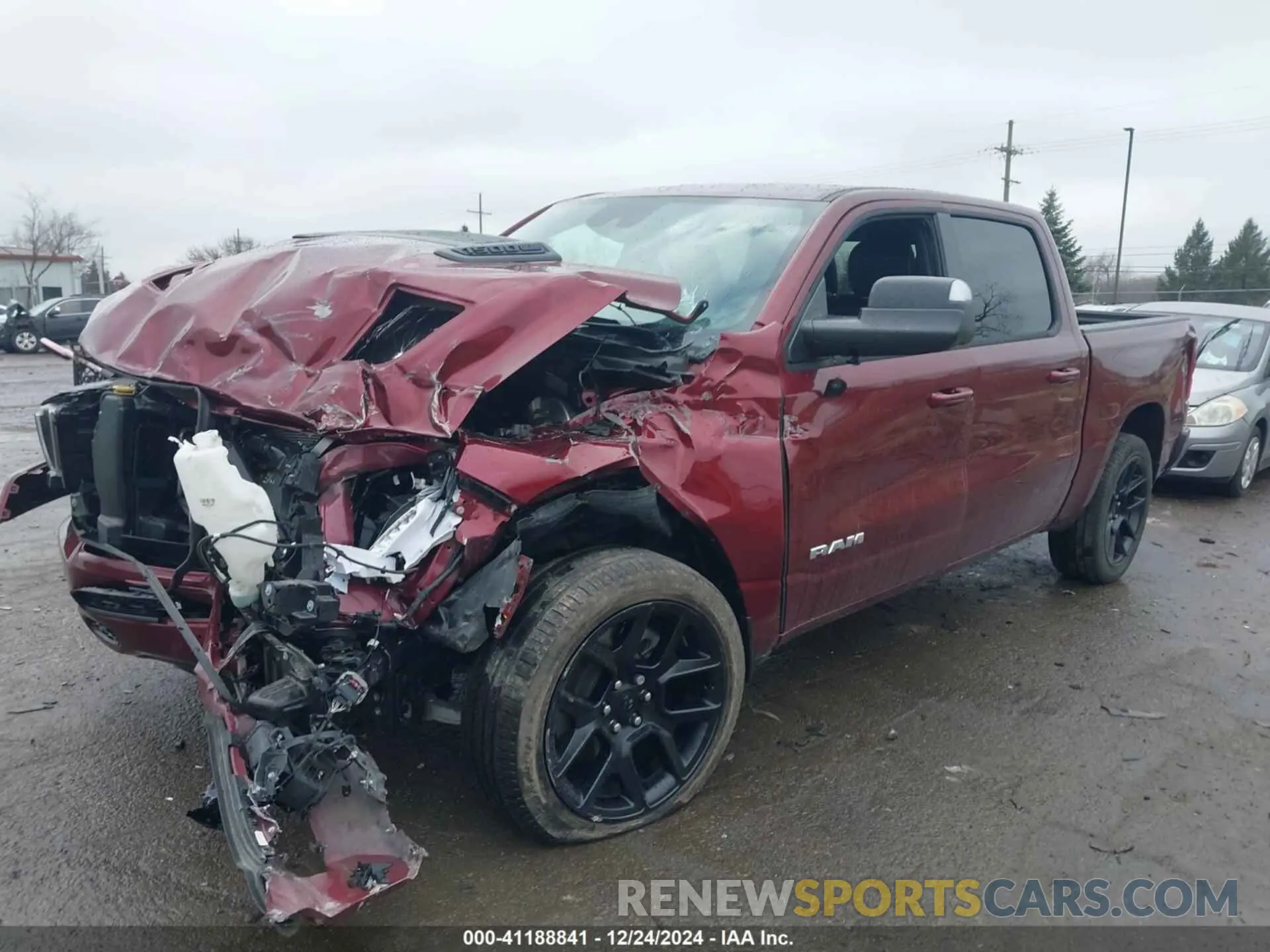 2 Photograph of a damaged car 1C6SRFJT7PN651897 RAM 1500 2023