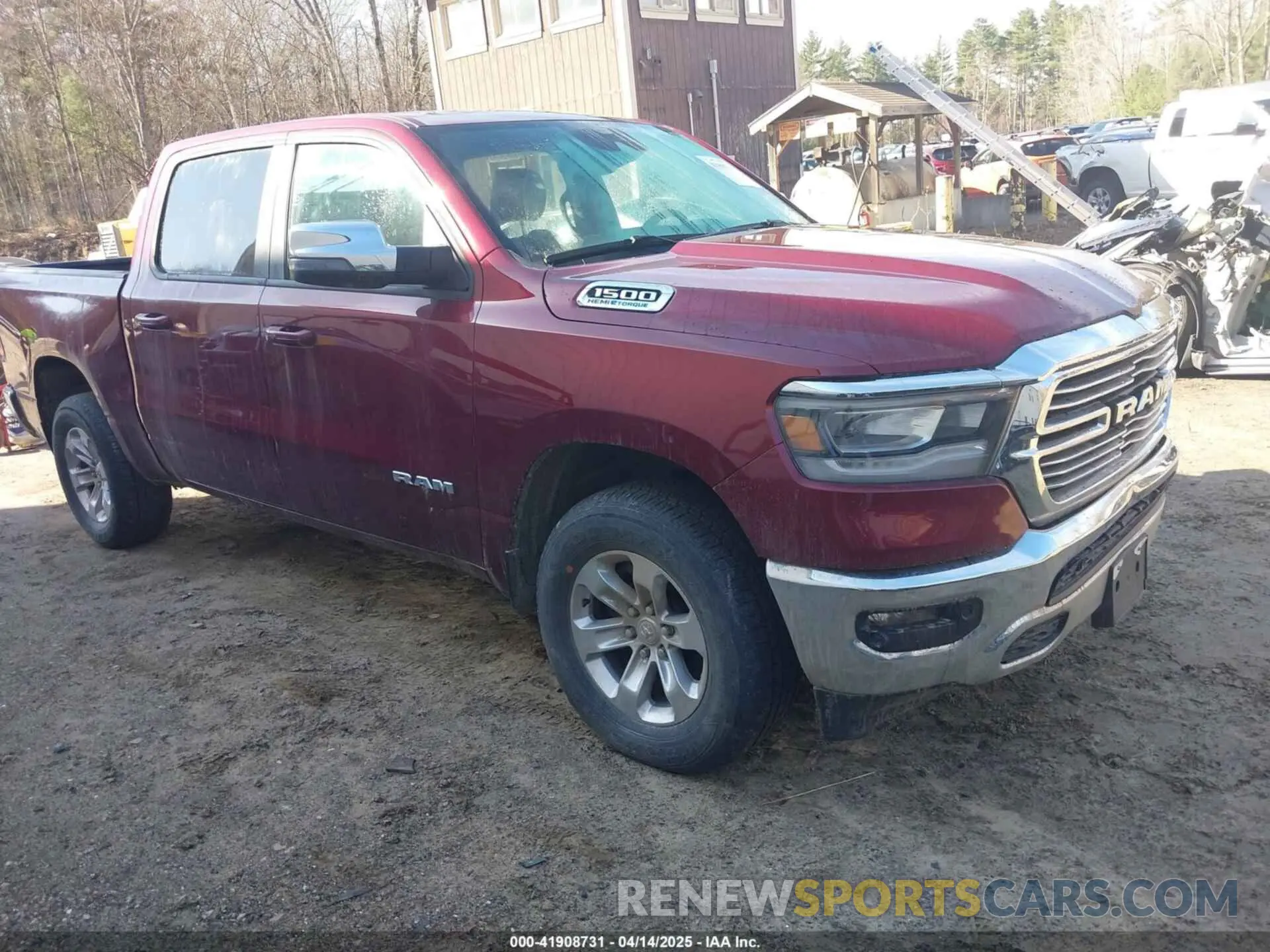 1 Photograph of a damaged car 1C6SRFJT9PN591265 RAM 1500 2023