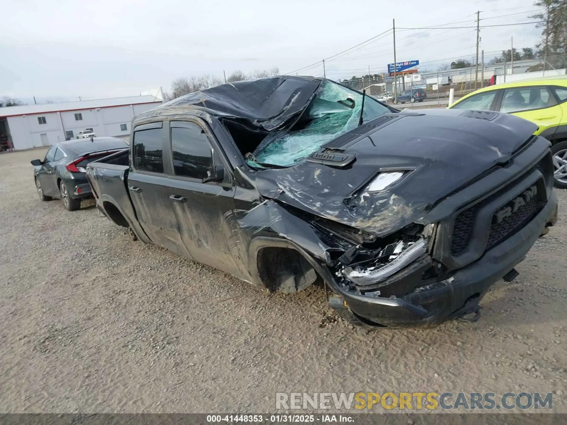 1 Photograph of a damaged car 1C6SRFLT6PN637289 RAM 1500 2023