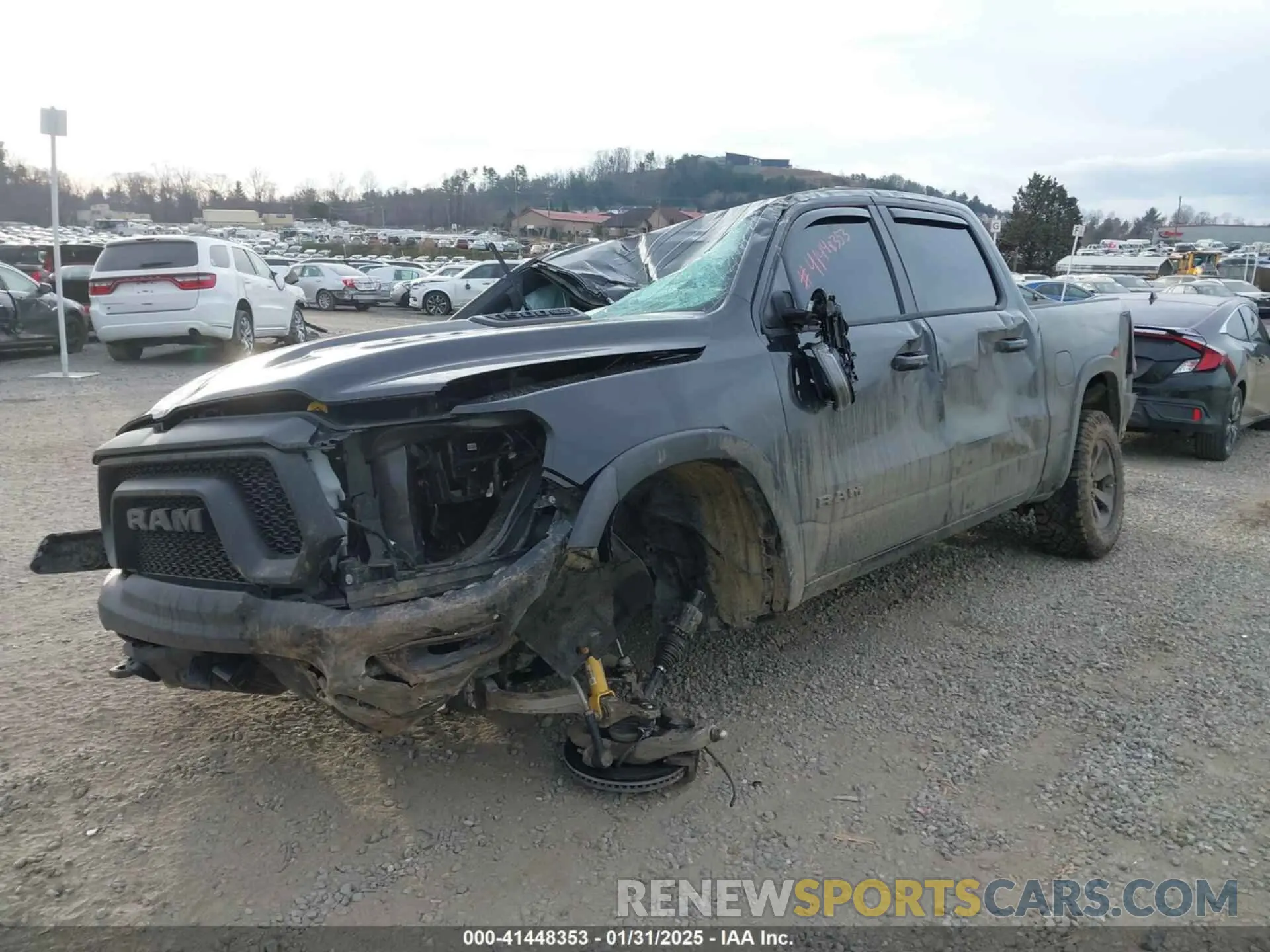 2 Photograph of a damaged car 1C6SRFLT6PN637289 RAM 1500 2023