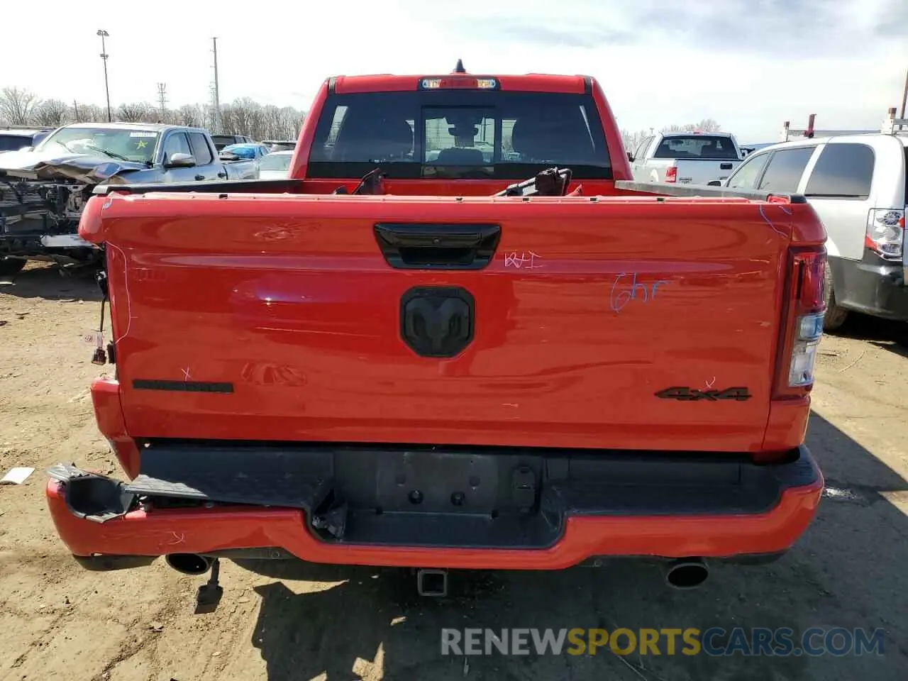6 Photograph of a damaged car 1C6SRFMT6PN697815 RAM 1500 2023