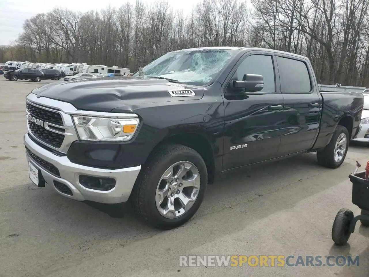1 Photograph of a damaged car 1C6SRFMT9PN587454 RAM 1500 2023