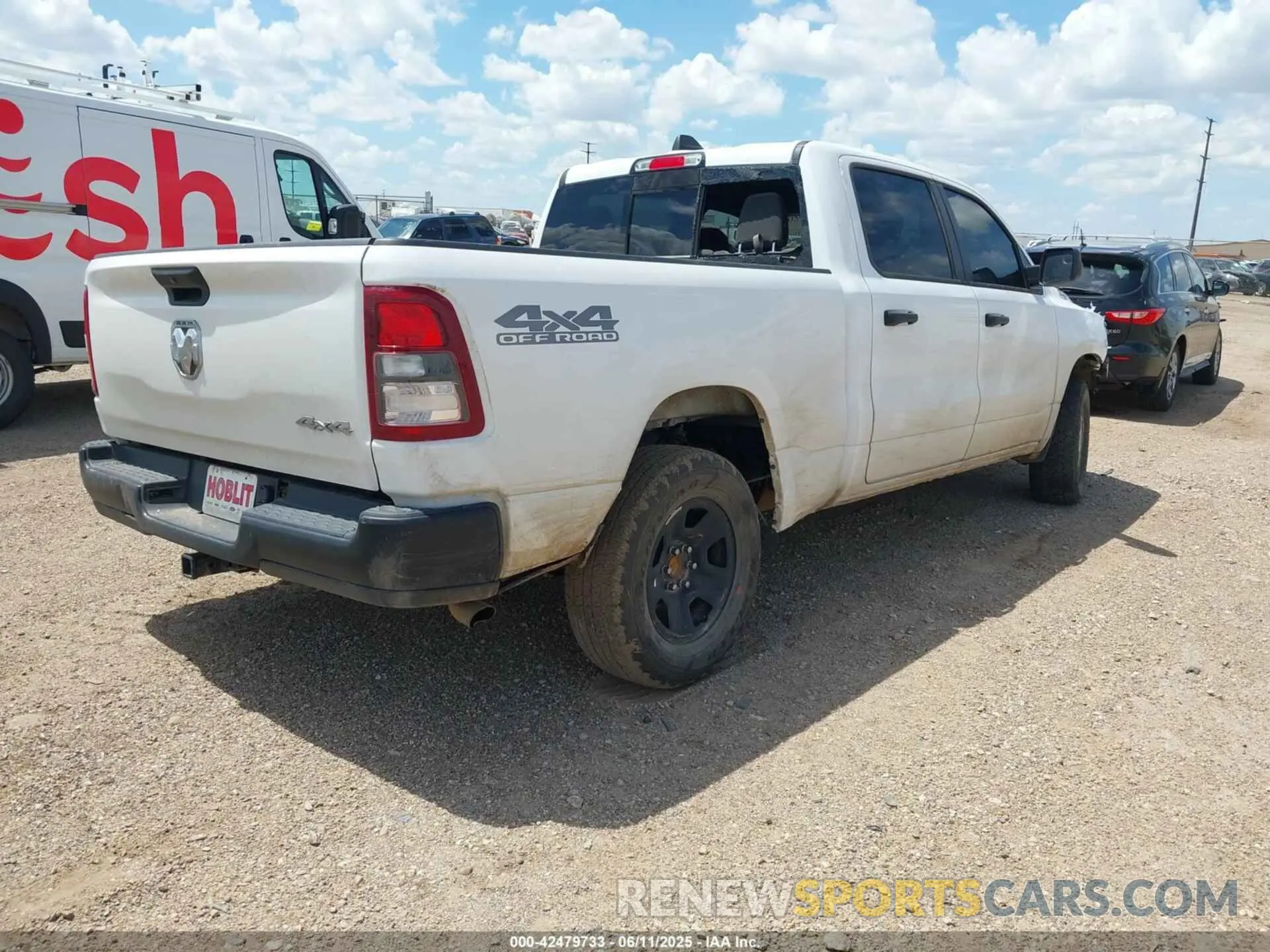 4 Photograph of a damaged car 1C6SRFNT7PN593705 RAM 1500 2023