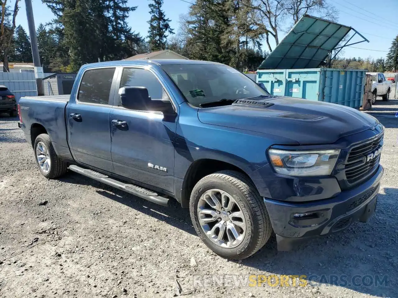 4 Photograph of a damaged car 1C6SRFRT1PN589871 RAM 1500 2023