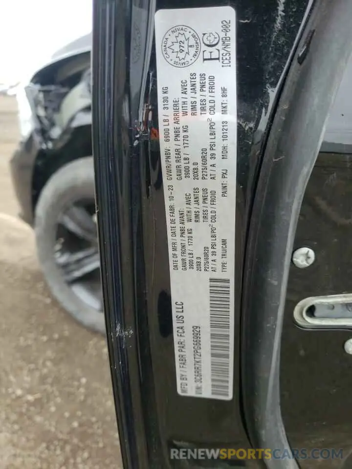12 Photograph of a damaged car 3C6RR7KT2PG669929 RAM 1500 2023
