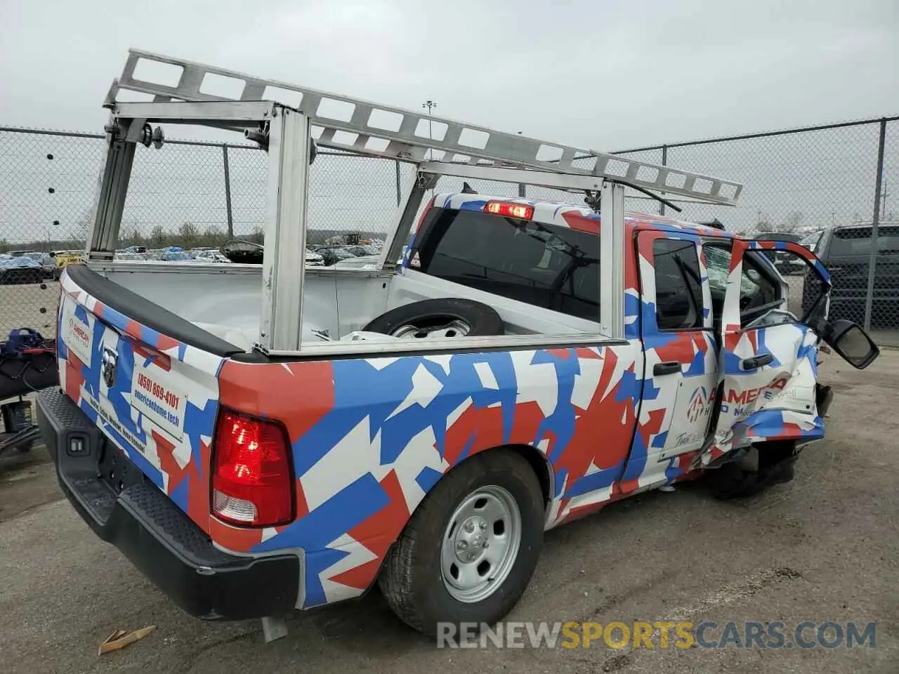3 Photograph of a damaged car 1C6RR6FGXRS138030 RAM 1500 2024