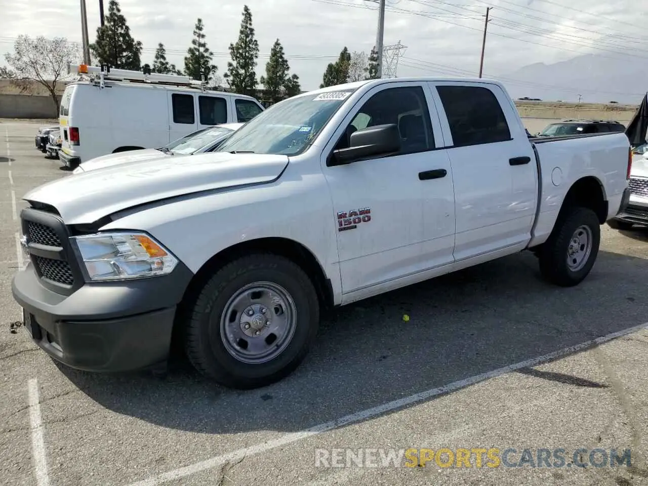 1 Photograph of a damaged car 1C6RR6KG9RS154502 RAM 1500 2024