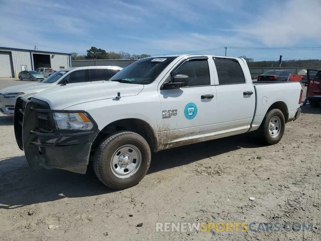 1 Photograph of a damaged car 1C6RR7KG3RS180230 RAM 1500 2024