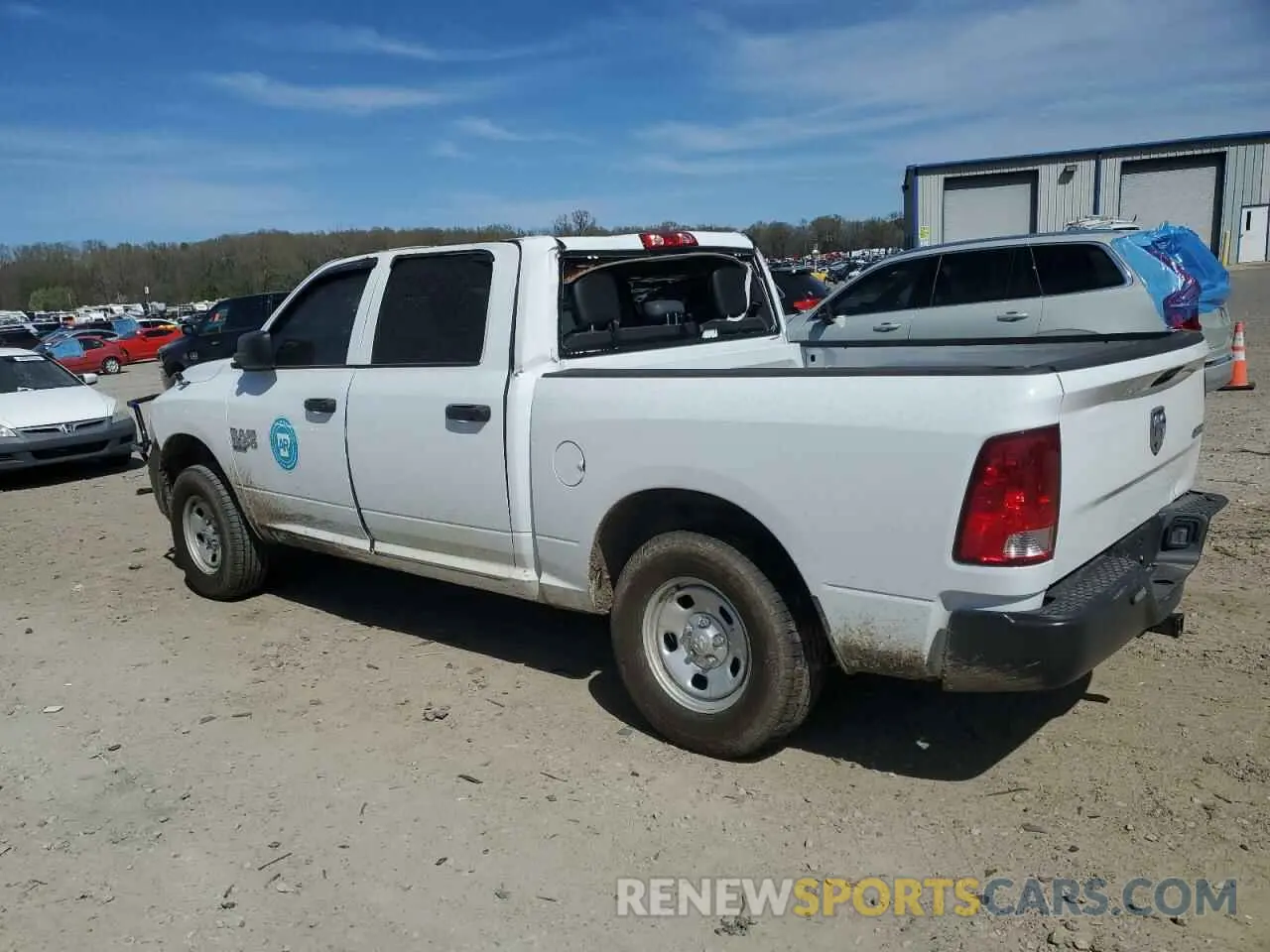 2 Photograph of a damaged car 1C6RR7KG3RS180230 RAM 1500 2024