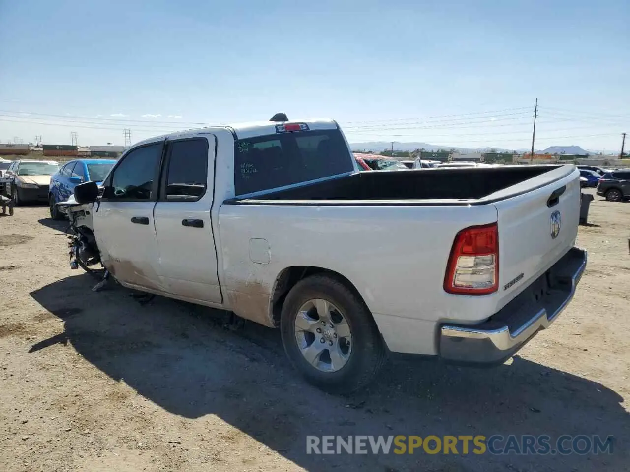 2 Photograph of a damaged car 1C6RREBG0RN194900 RAM 1500 2024