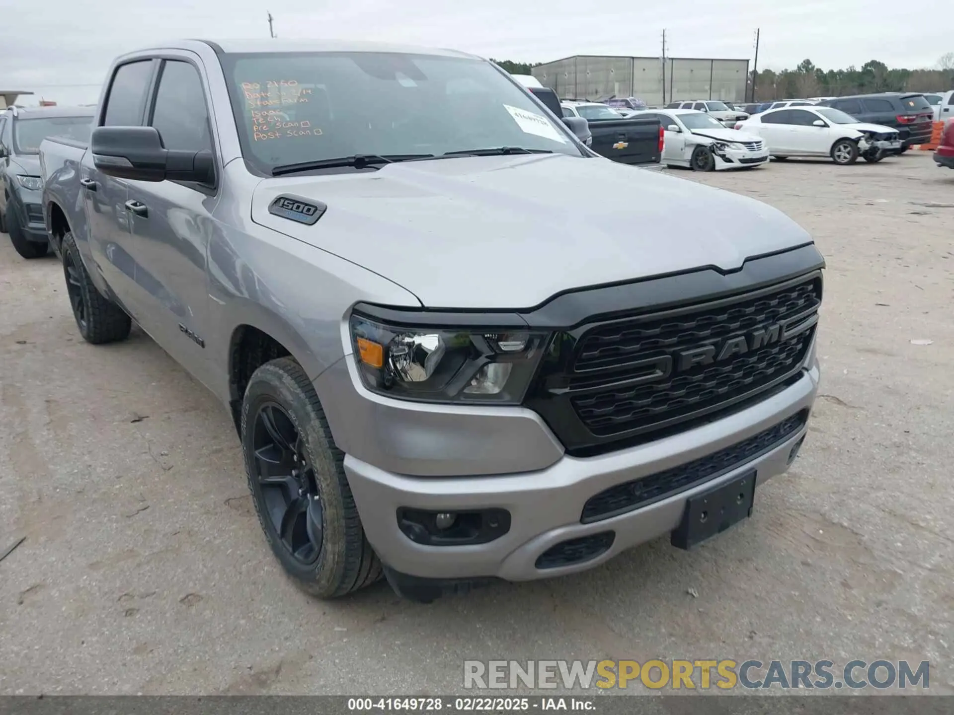 1 Photograph of a damaged car 1C6RREFT0RN146109 RAM 1500 2024