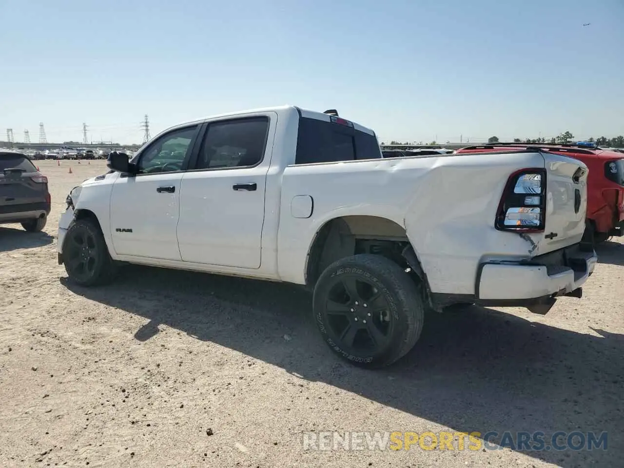 2 Photograph of a damaged car 1C6RREFT1RN146040 RAM 1500 2024
