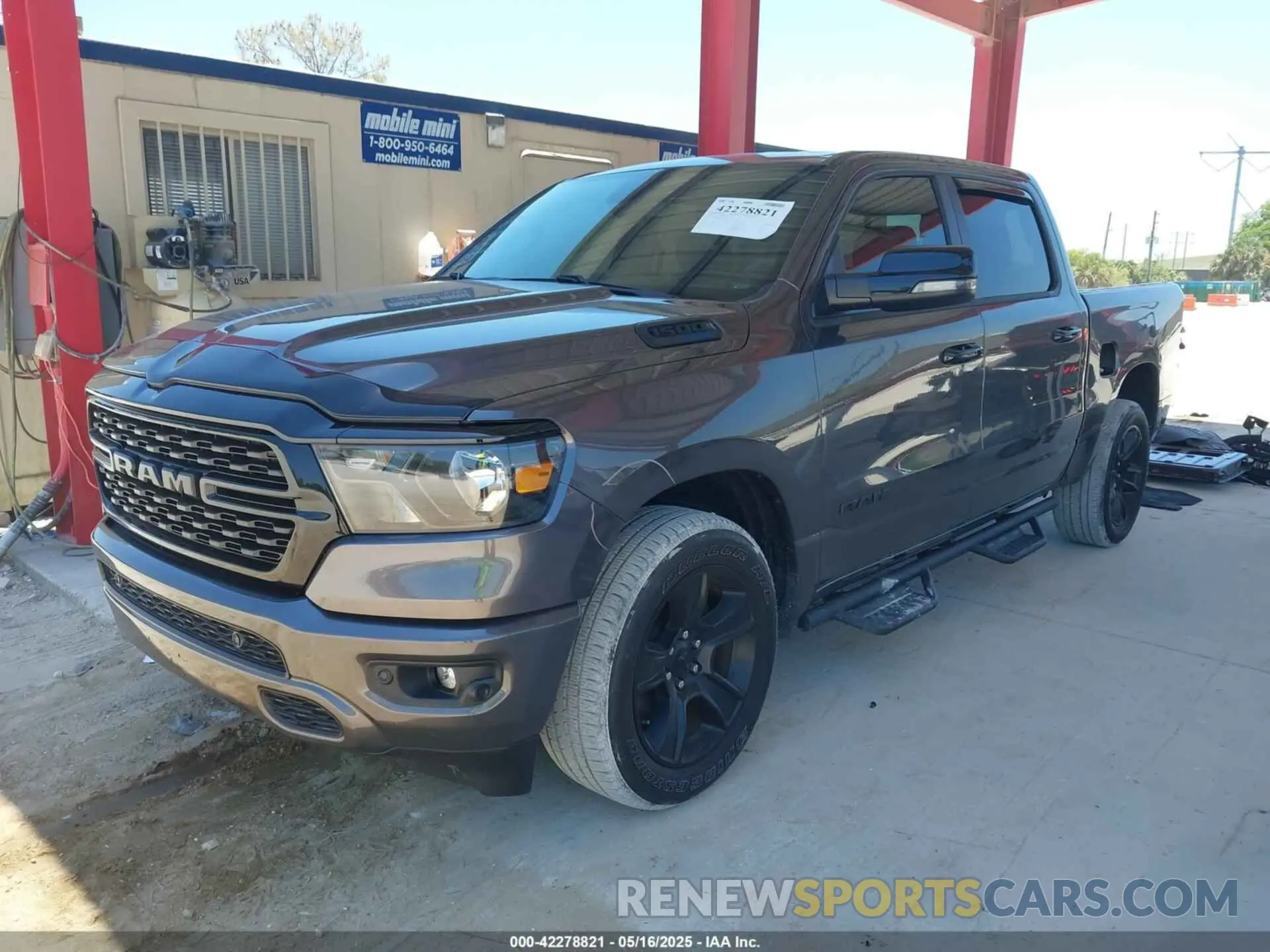 2 Photograph of a damaged car 1C6RREFT2RN134303 RAM 1500 2024