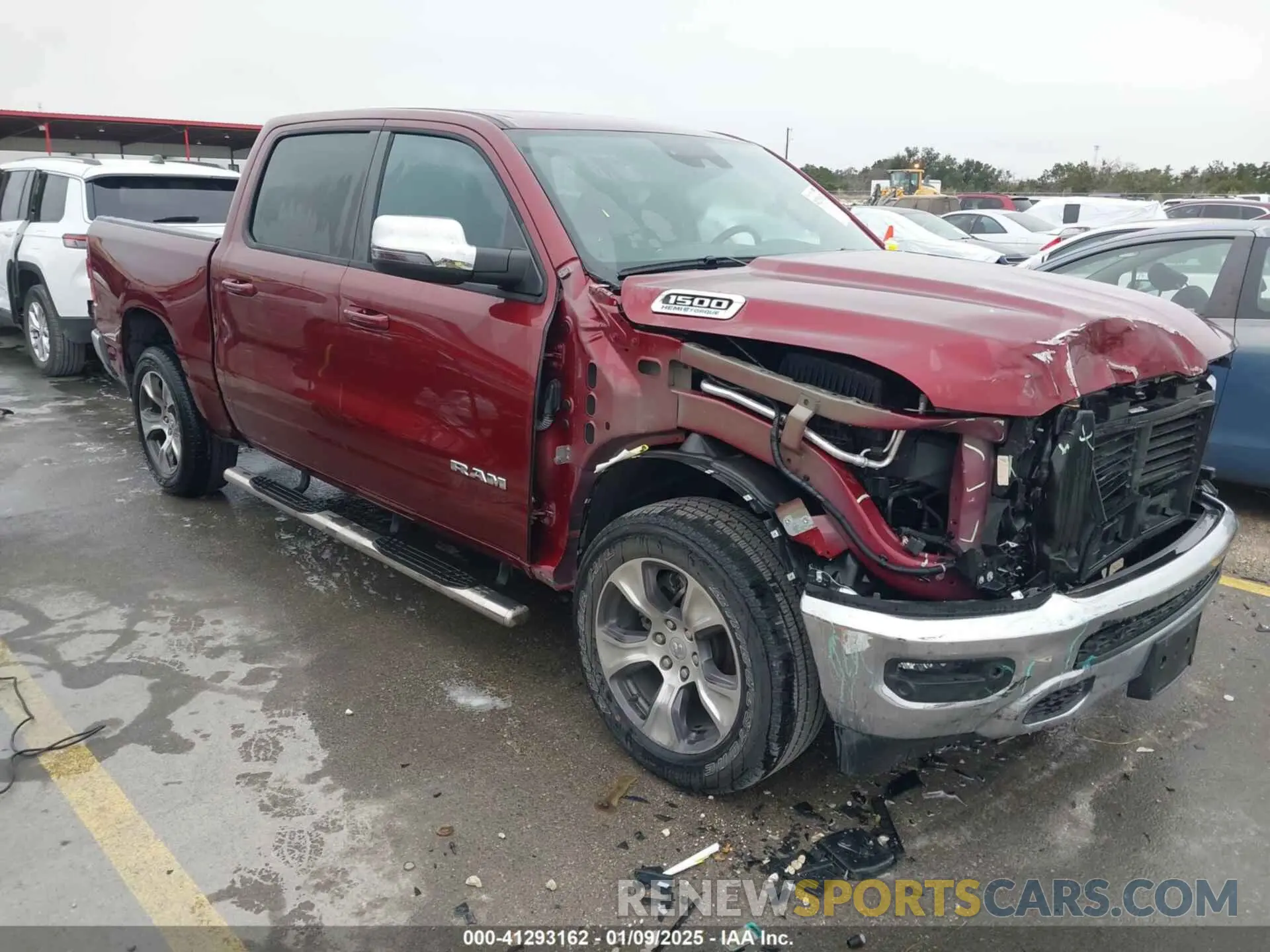 1 Photograph of a damaged car 1C6RREJT3RN214507 RAM 1500 2024