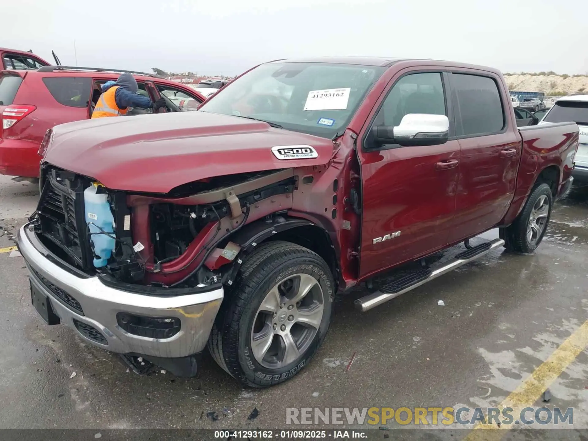 2 Photograph of a damaged car 1C6RREJT3RN214507 RAM 1500 2024