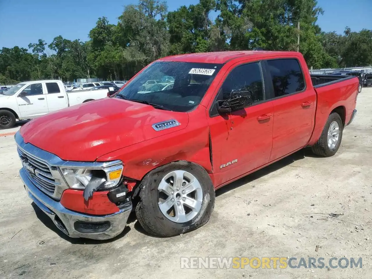 1 Photograph of a damaged car 1C6RREJT5RN219367 RAM 1500 2024